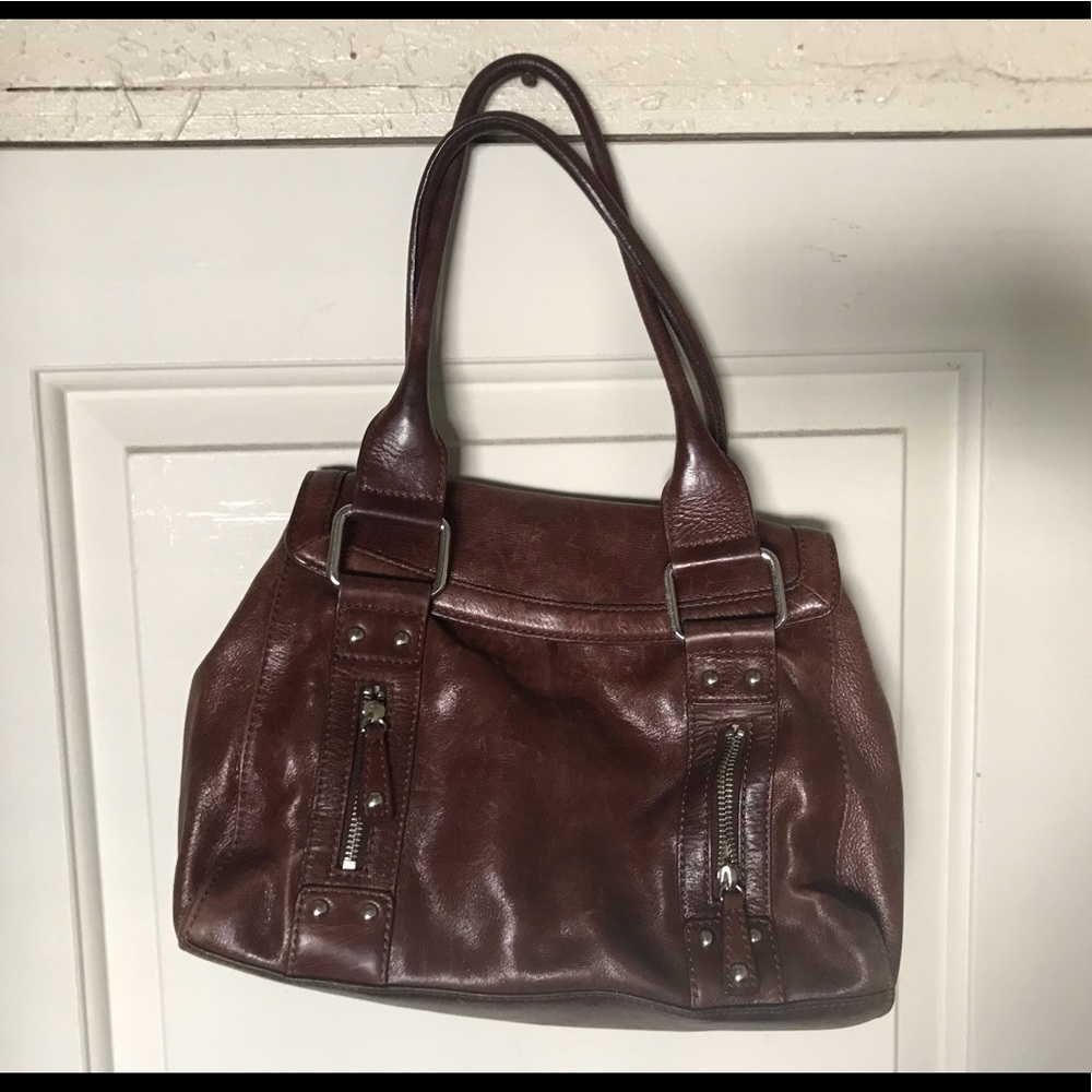 Alfani Leather Shoulder Bag